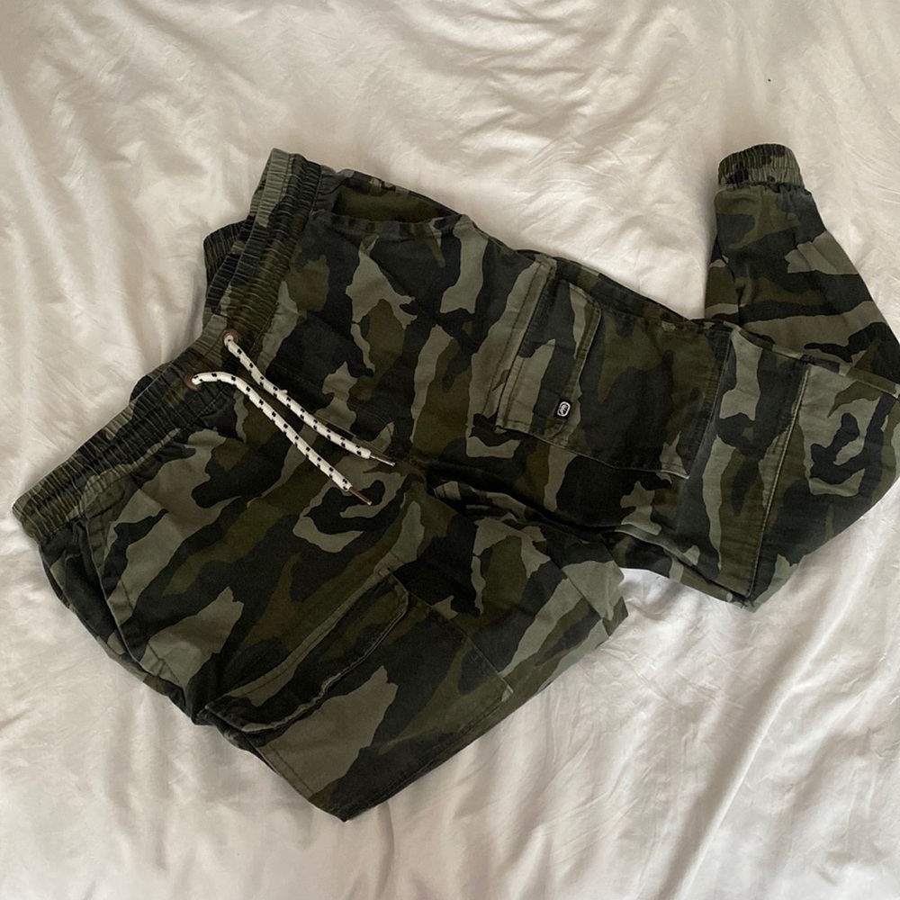Mens camo joggers